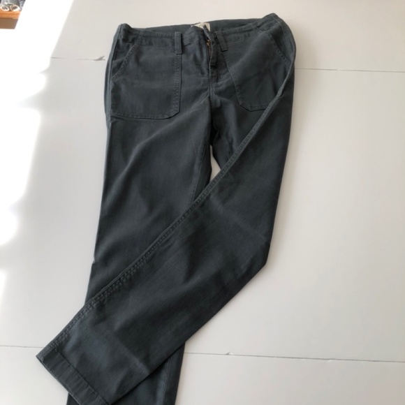 J Crew Pants - blue-grey straight cut. size 27 - Picture 4 of 5